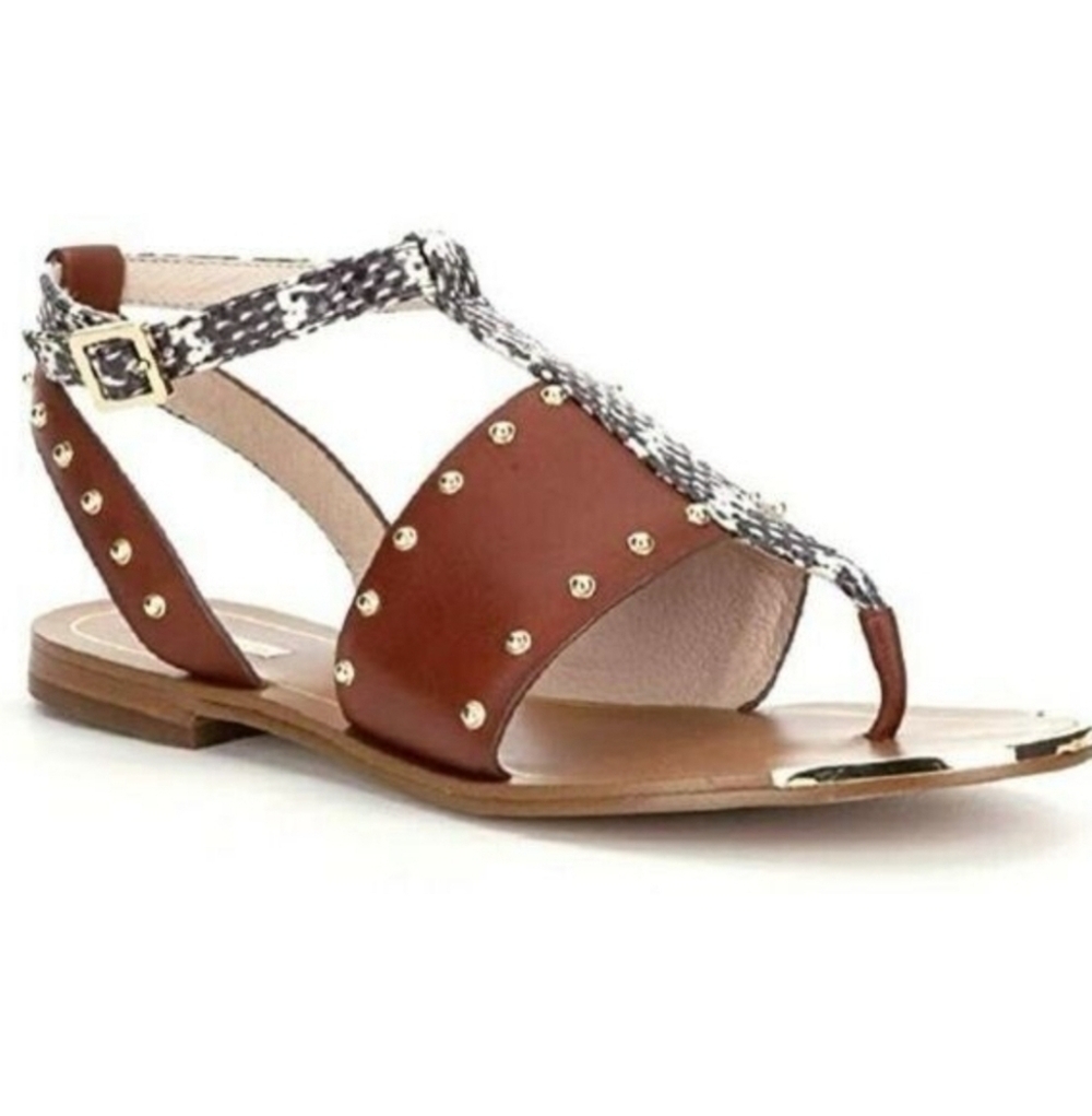 Louise et Cie Women Eviana Snakeskin Thong Boho HOBO Sandals shoes sz 7.5M